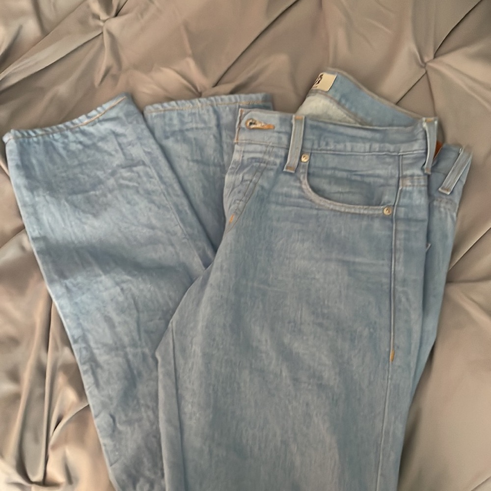 Naked & Famous Denim Light Blue Skinny Jeans - Picture 4 of 5